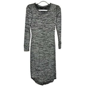 Banana Republic Dark Grey Bodycon Long-sleeve Dress Size XS
